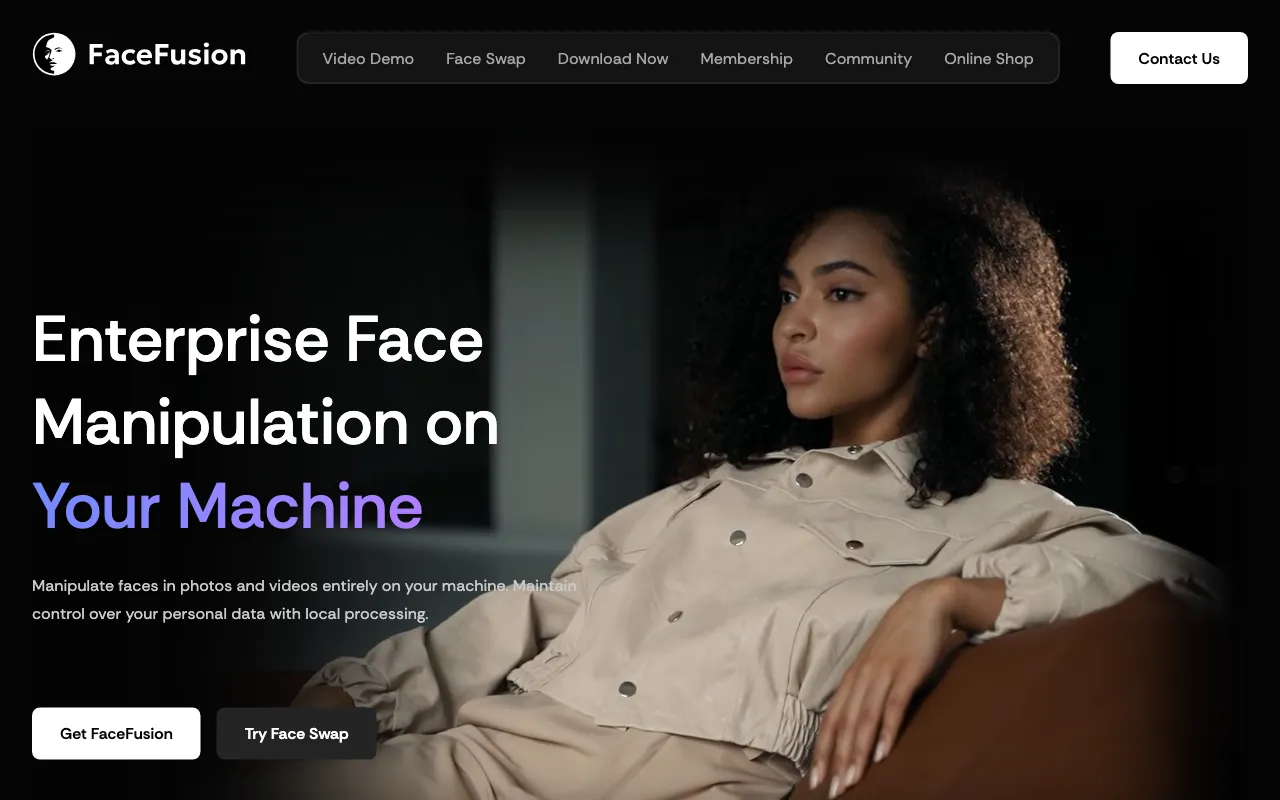 FaceFusion — preview screenshot
