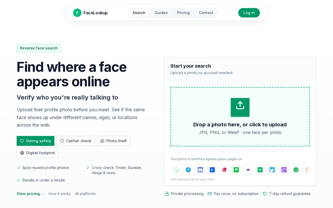 FaceLookup — preview screenshot