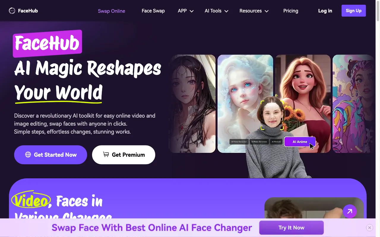 FaceHub — preview screenshot