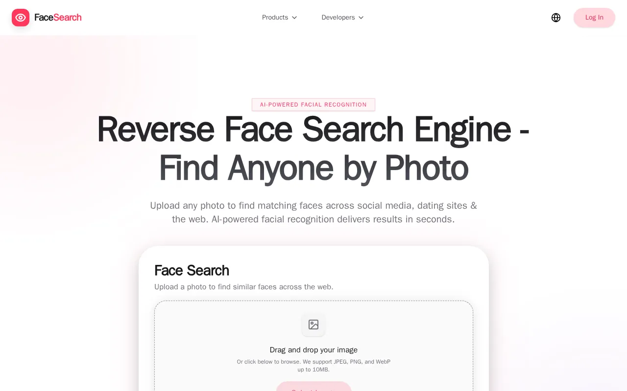 Facesearch AI — preview screenshot
