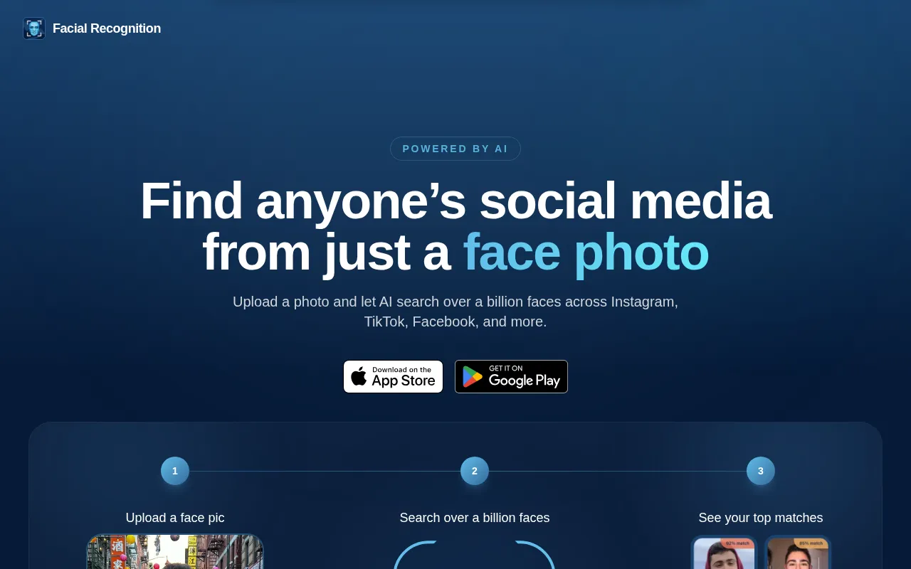 Facial Recognition — preview screenshot
