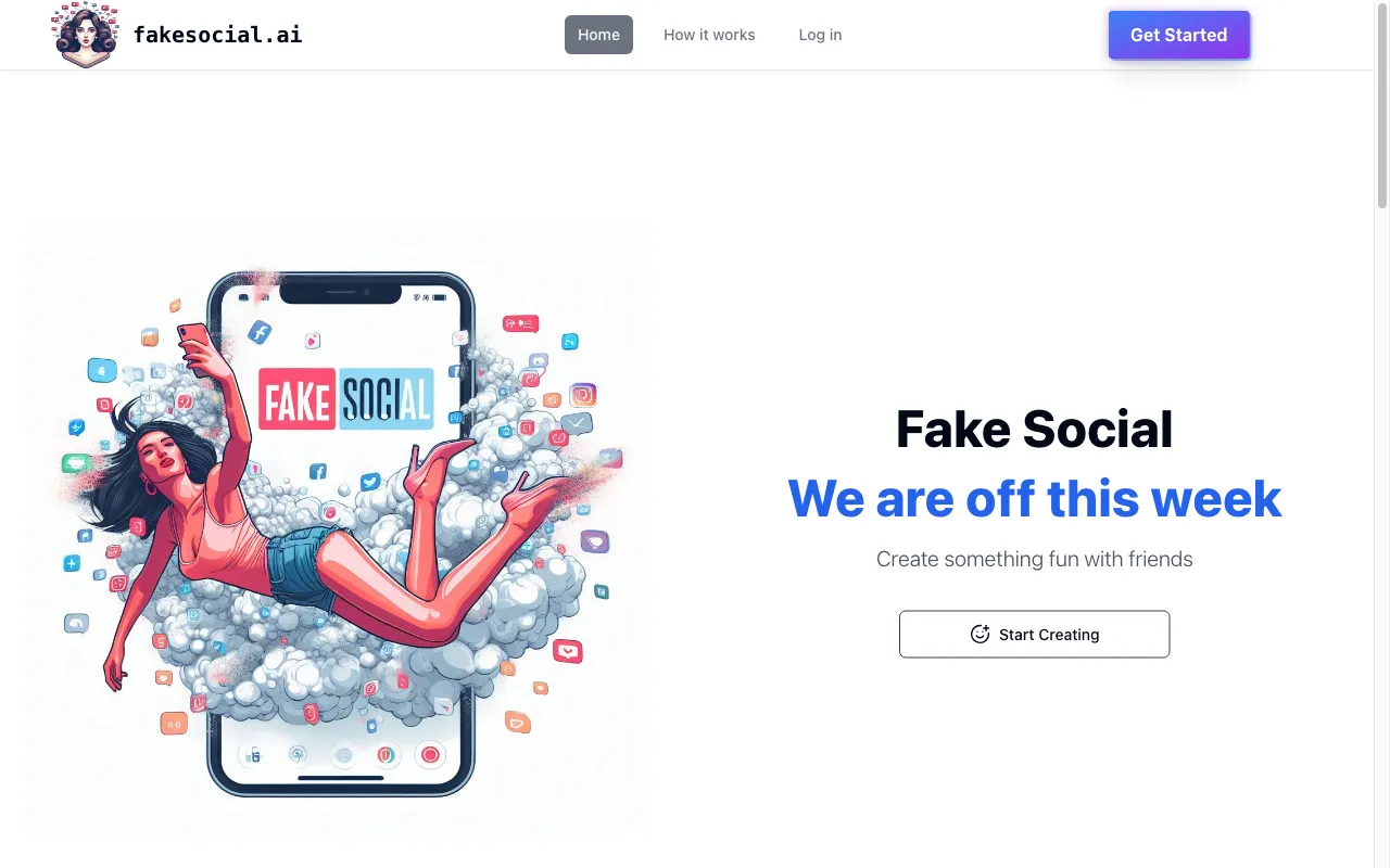 Fake Social — preview screenshot