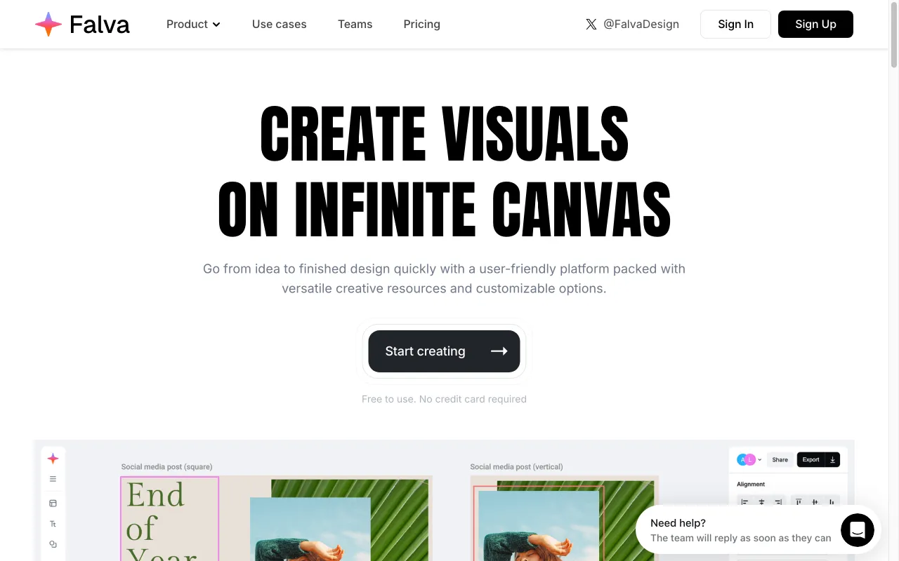 Falva — preview screenshot