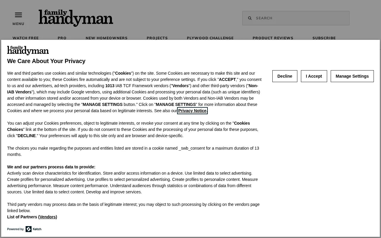 Family Handyman — pricing page