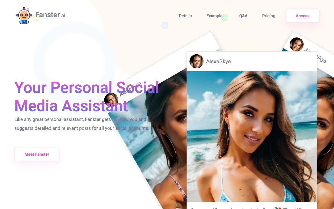 fanster.ai — preview screenshot