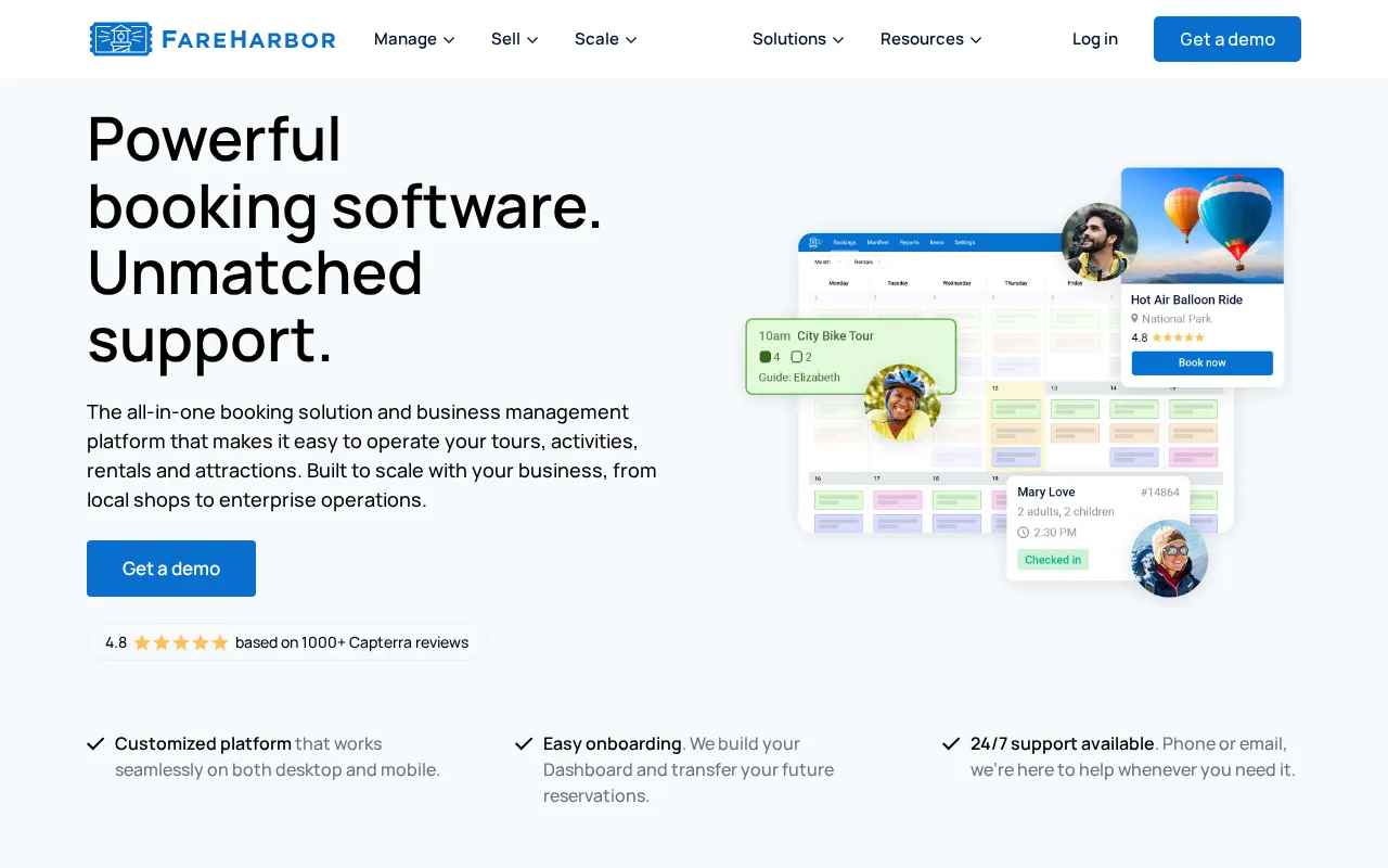 Fareharbor — preview screenshot