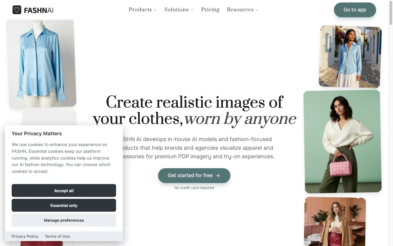 FASHN Virtual Try-On — preview screenshot