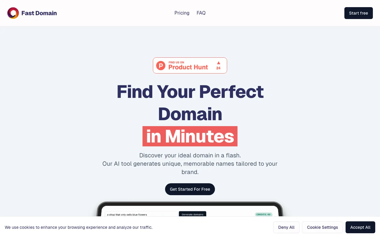 Fast Domain — preview screenshot