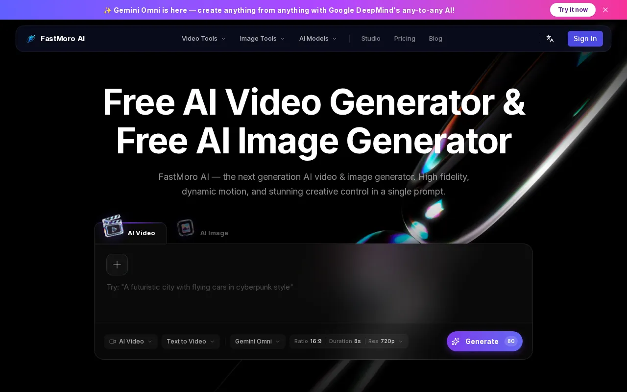 FastMoro AI — preview screenshot