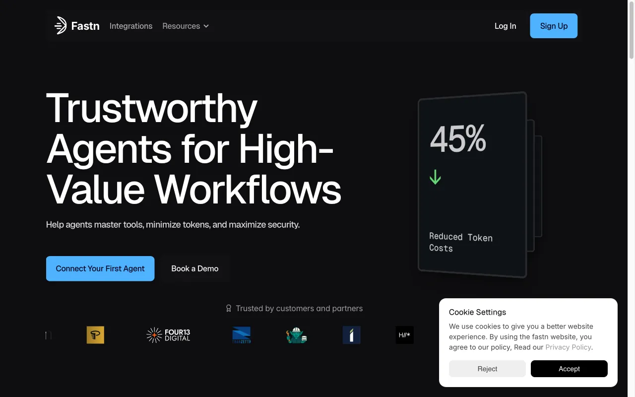 fastn.ai (composable middleware) — preview screenshot