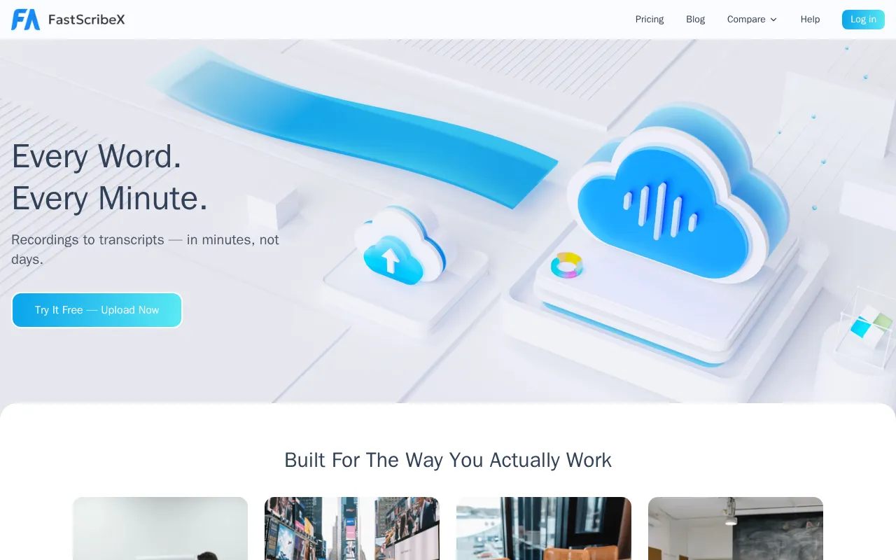 FastScribeX — preview screenshot