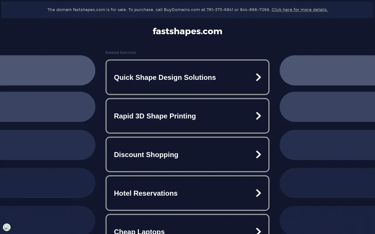 fastshapes.com — preview screenshot