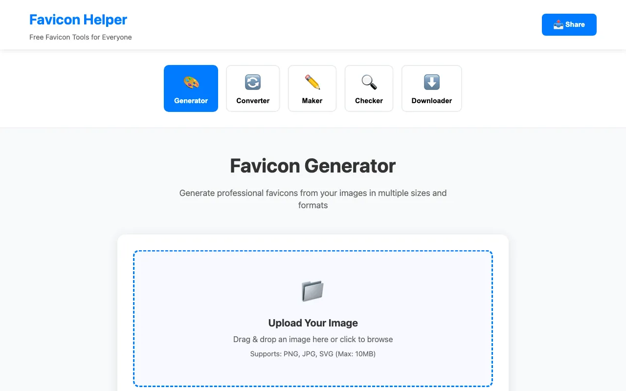 Favicon Helper — preview screenshot