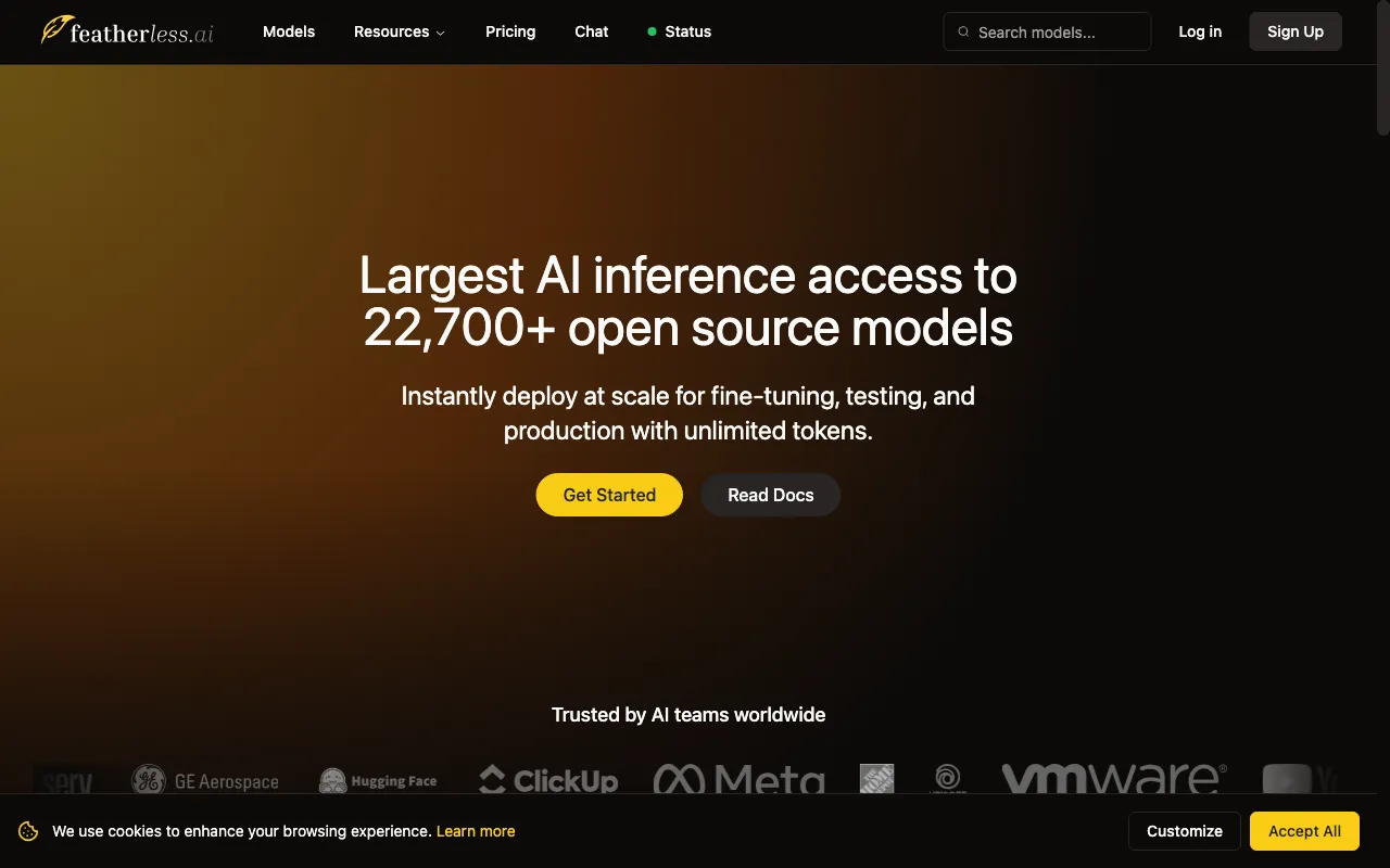 Featherless LLM — preview screenshot