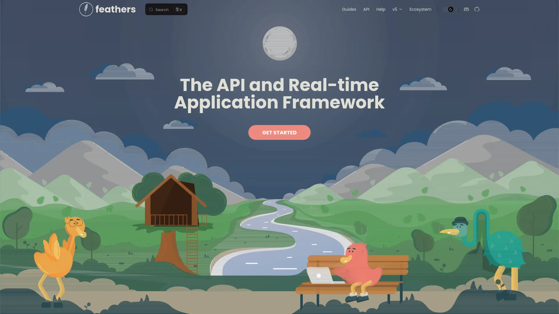 FeathersJS — preview screenshot