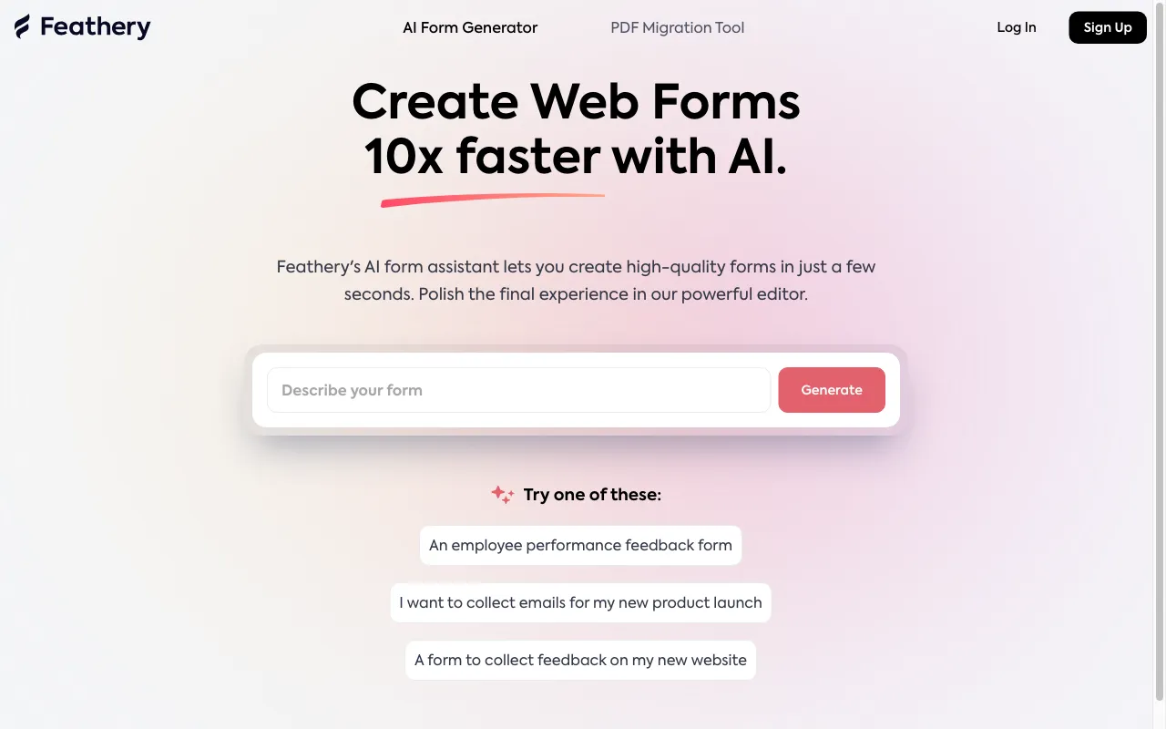 Feathery AI — preview screenshot