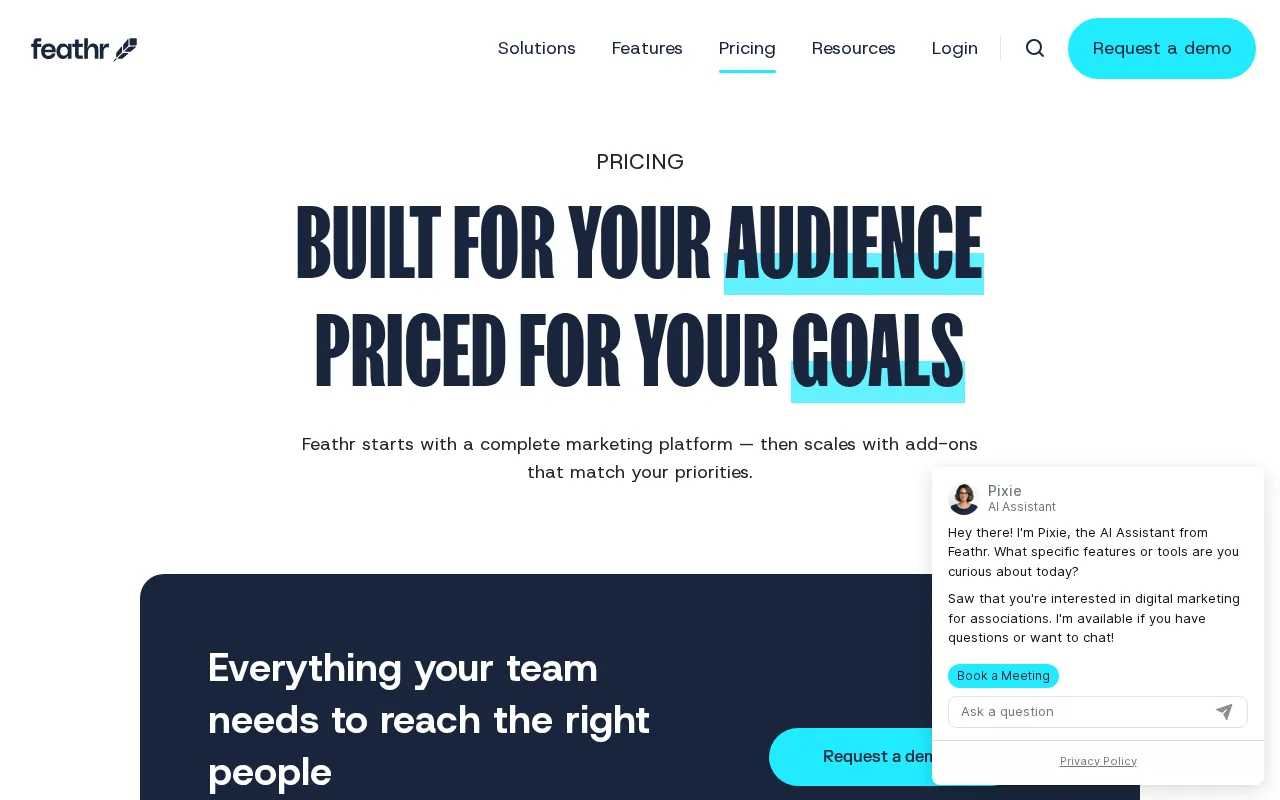 Feathr — pricing page