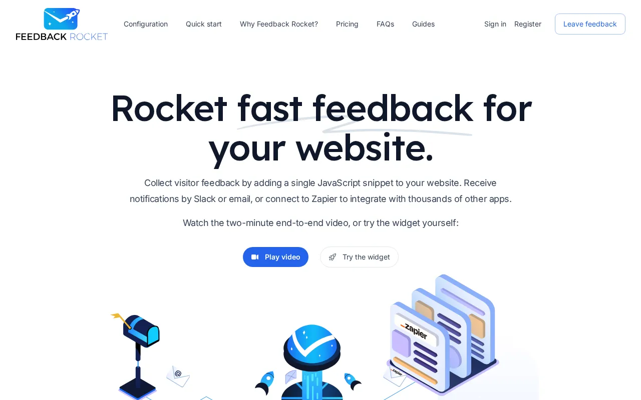 Feedback Rocket — preview screenshot