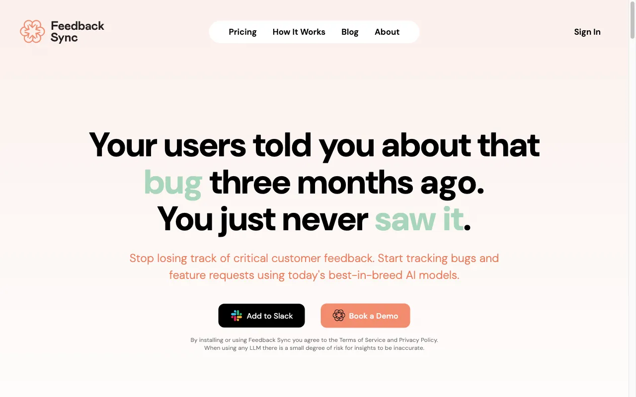Feedback Sync — preview screenshot