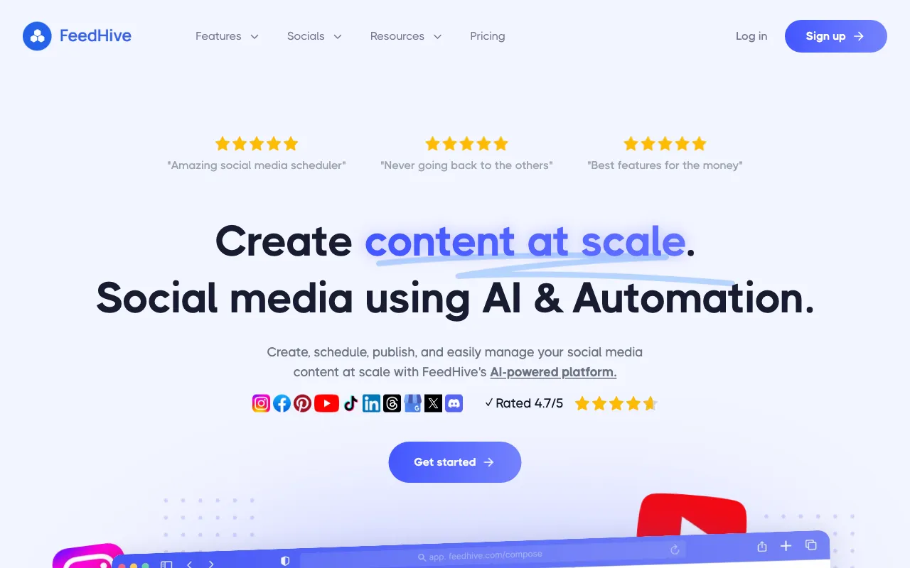 feedhive.io — preview screenshot