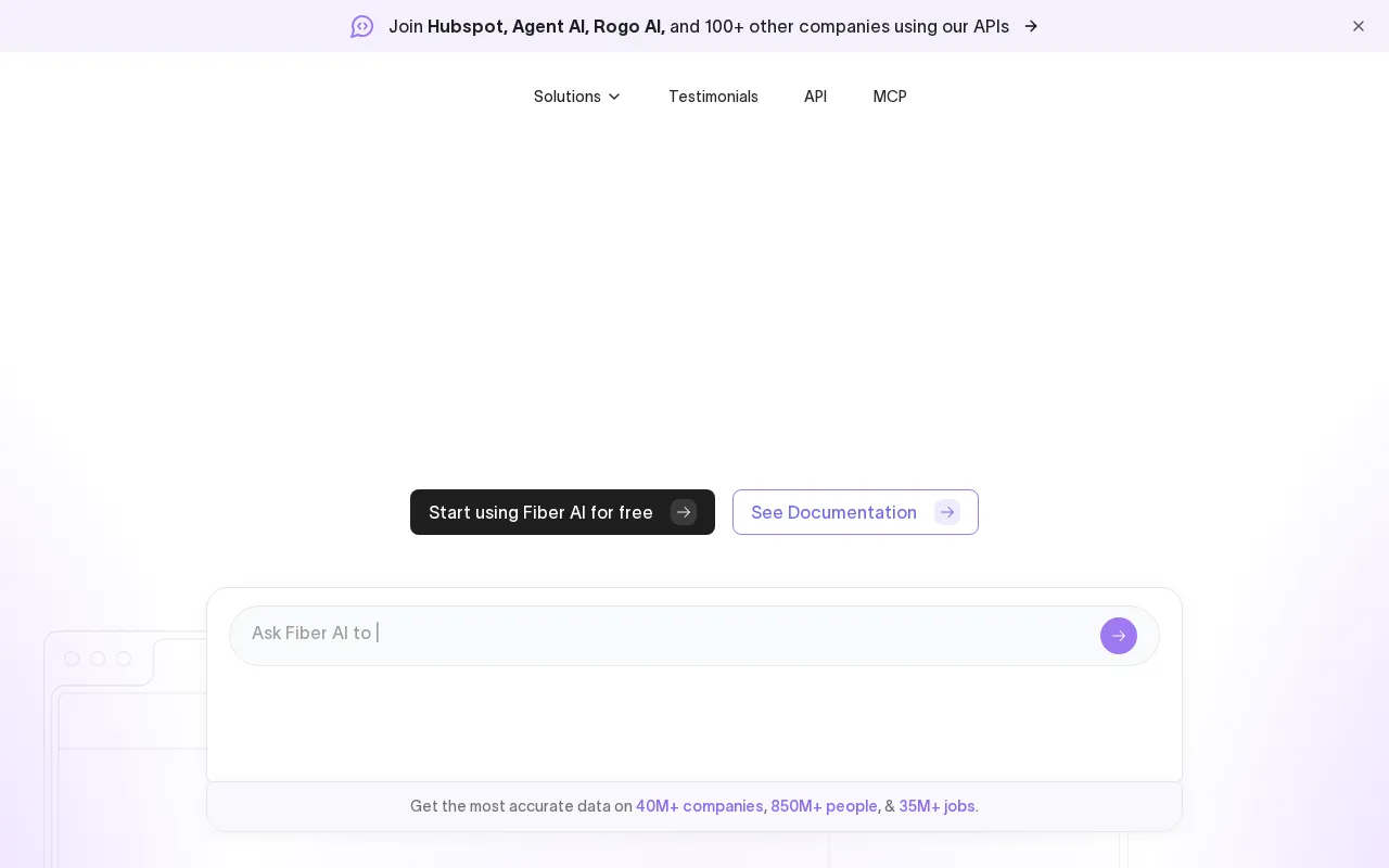 Fiber AI — preview screenshot