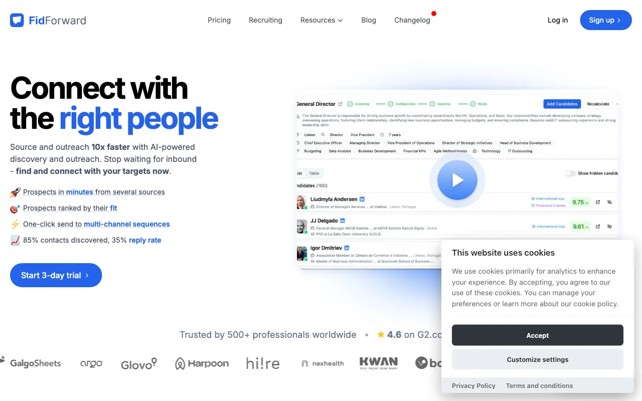 FidForward — preview screenshot