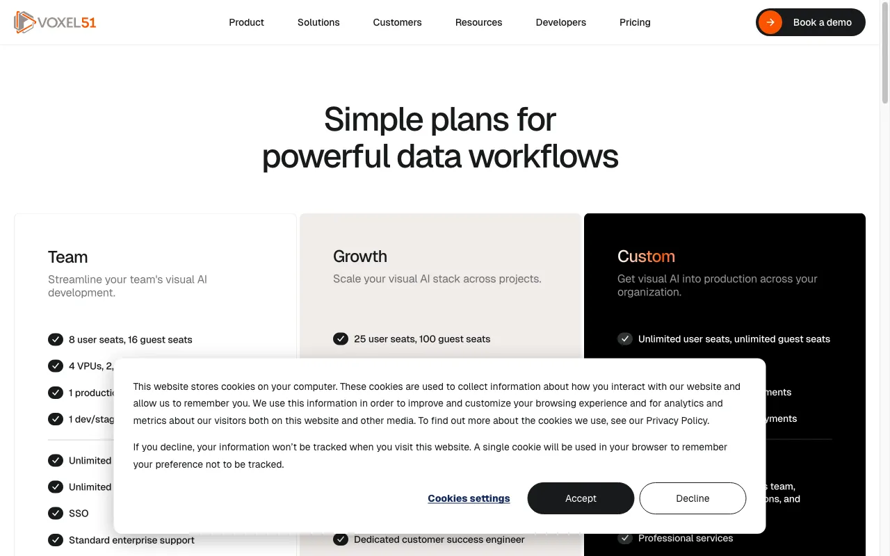 FiftyOne — pricing page