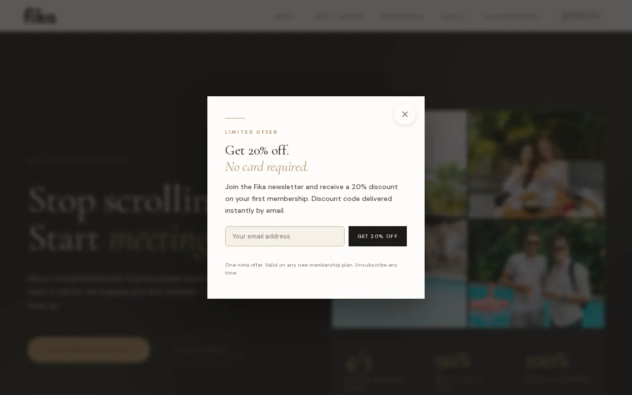 Fika Connects — preview screenshot
