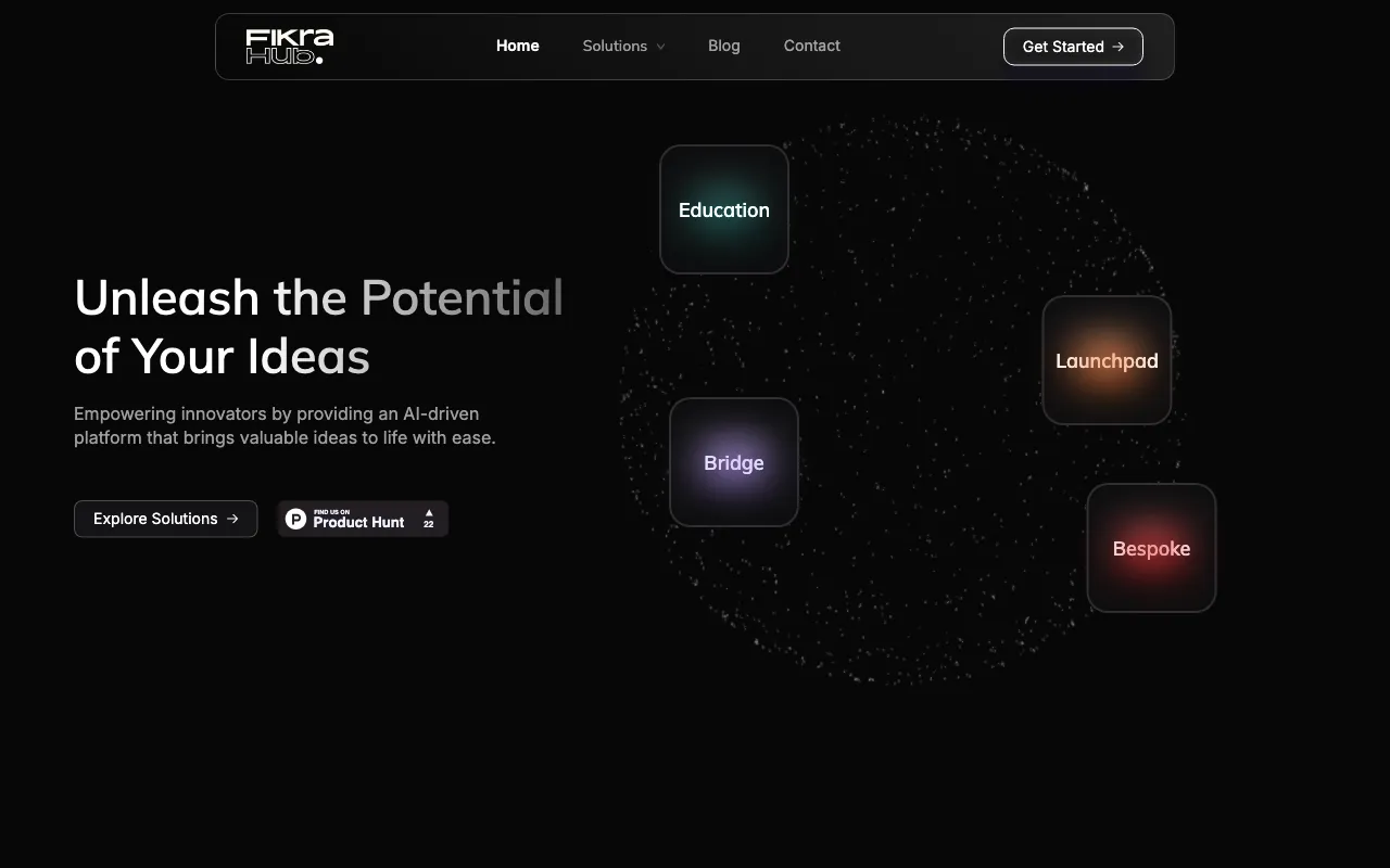 FikraHub — preview screenshot