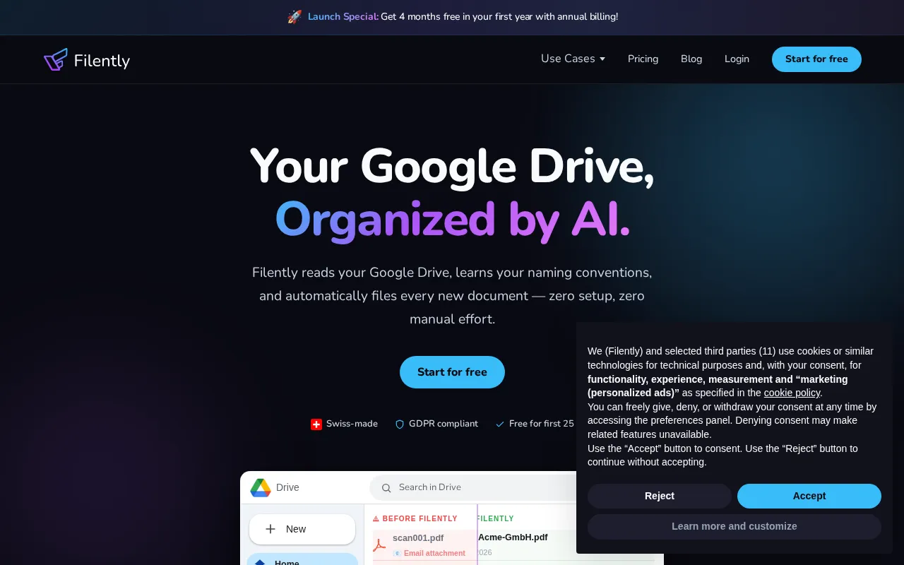 Filently — preview screenshot