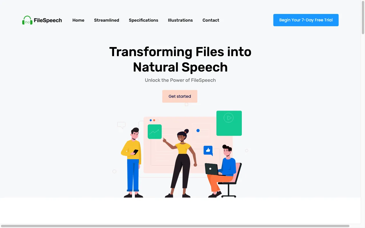 FileSpeech — preview screenshot
