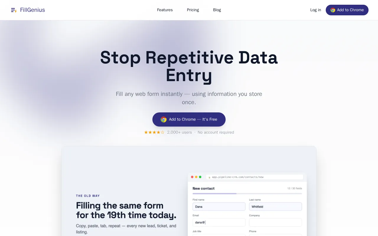 FillGenius — preview screenshot