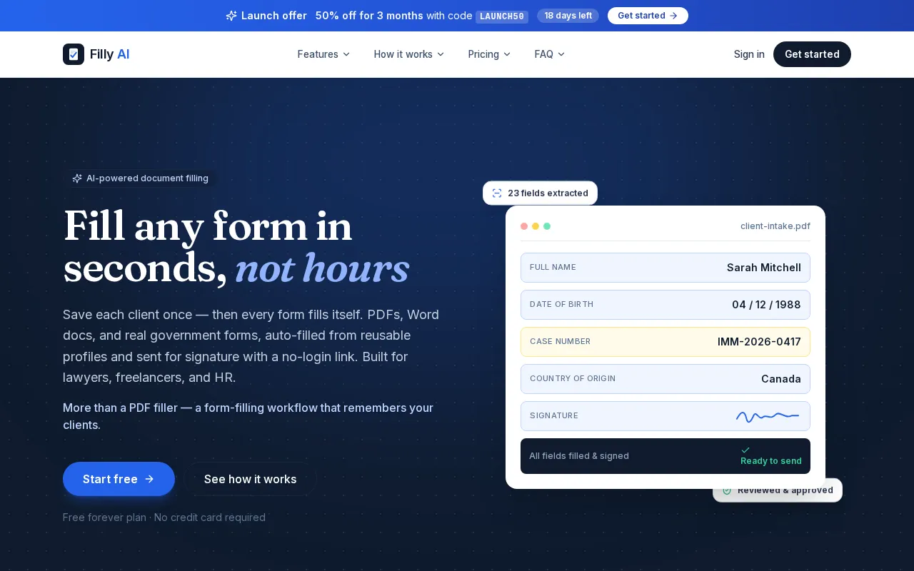Filly AI — preview screenshot