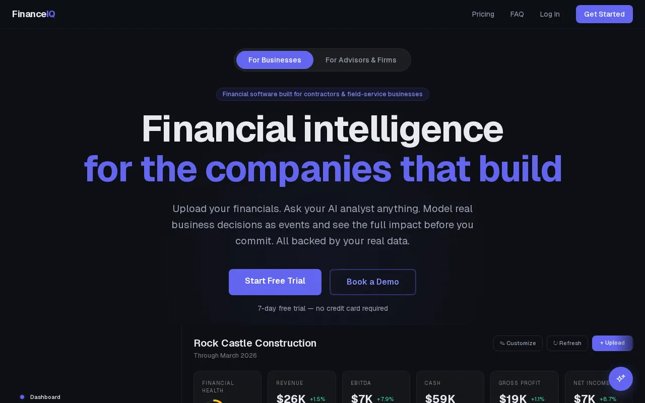 FinanceIQ — preview screenshot