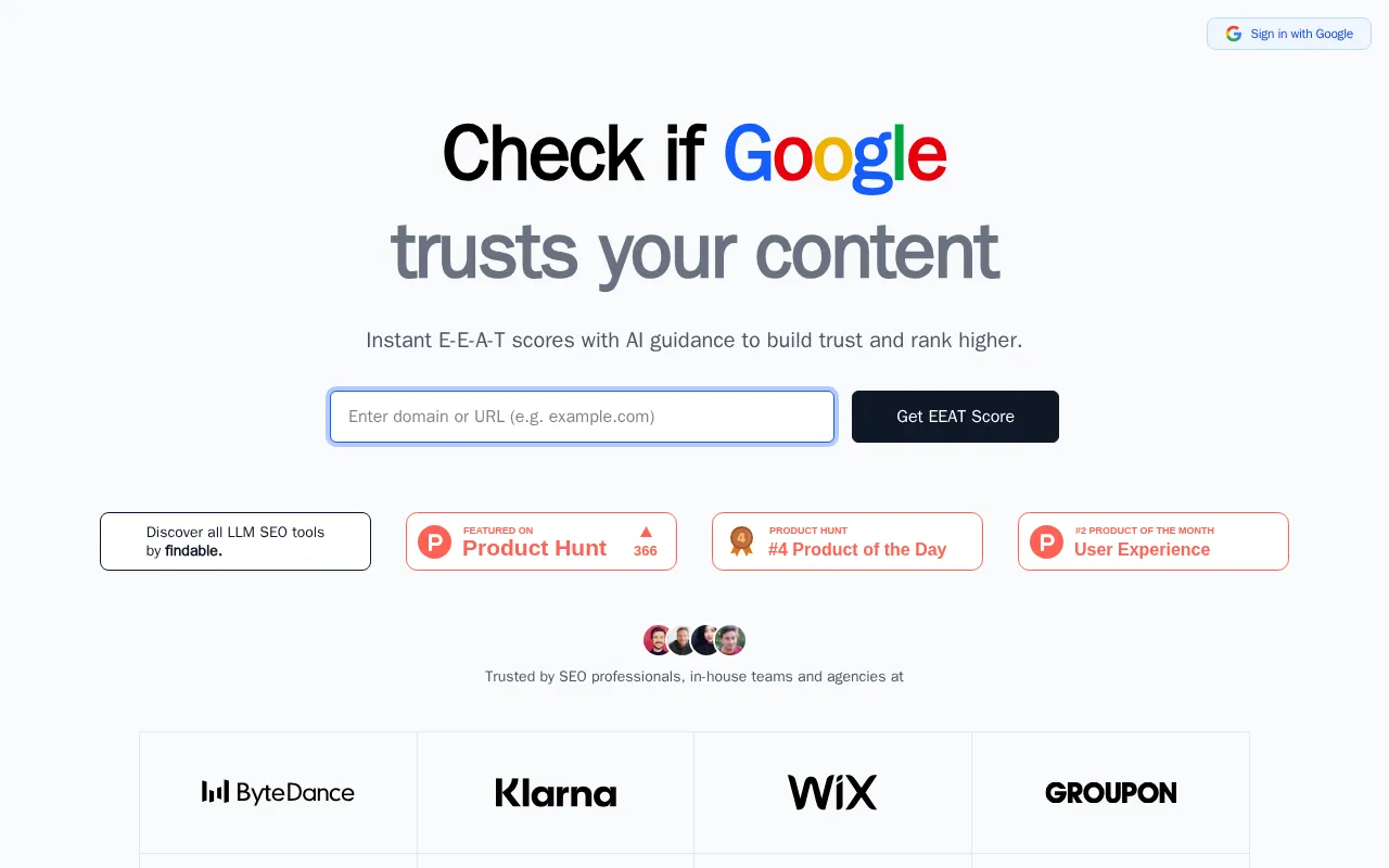 findable — preview screenshot