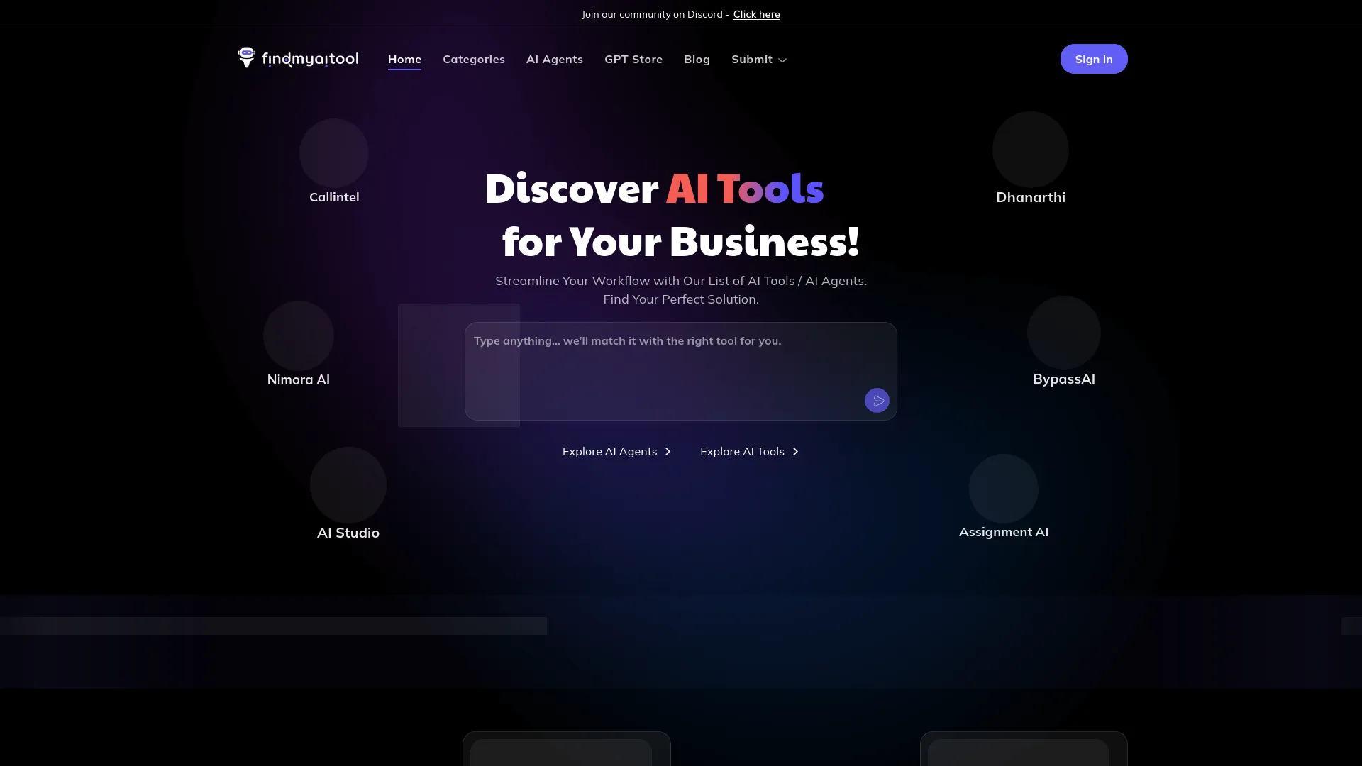 FindMyAITool — preview screenshot