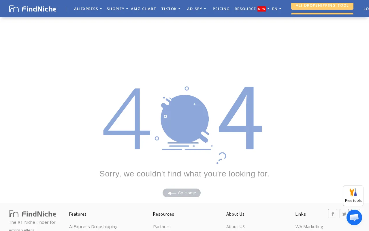 Findniche — pricing page