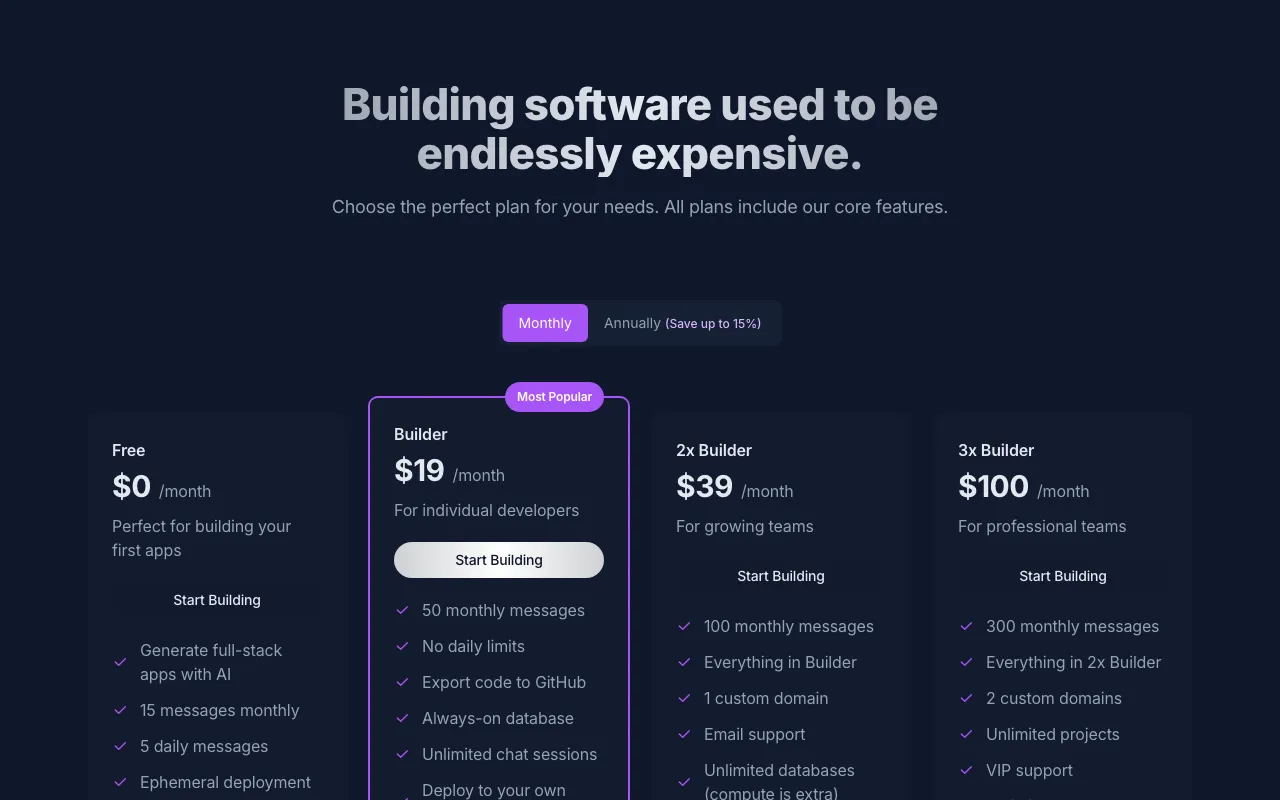 Fine — pricing page