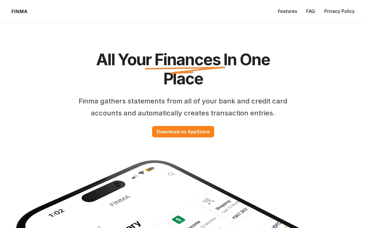 Finma — preview screenshot