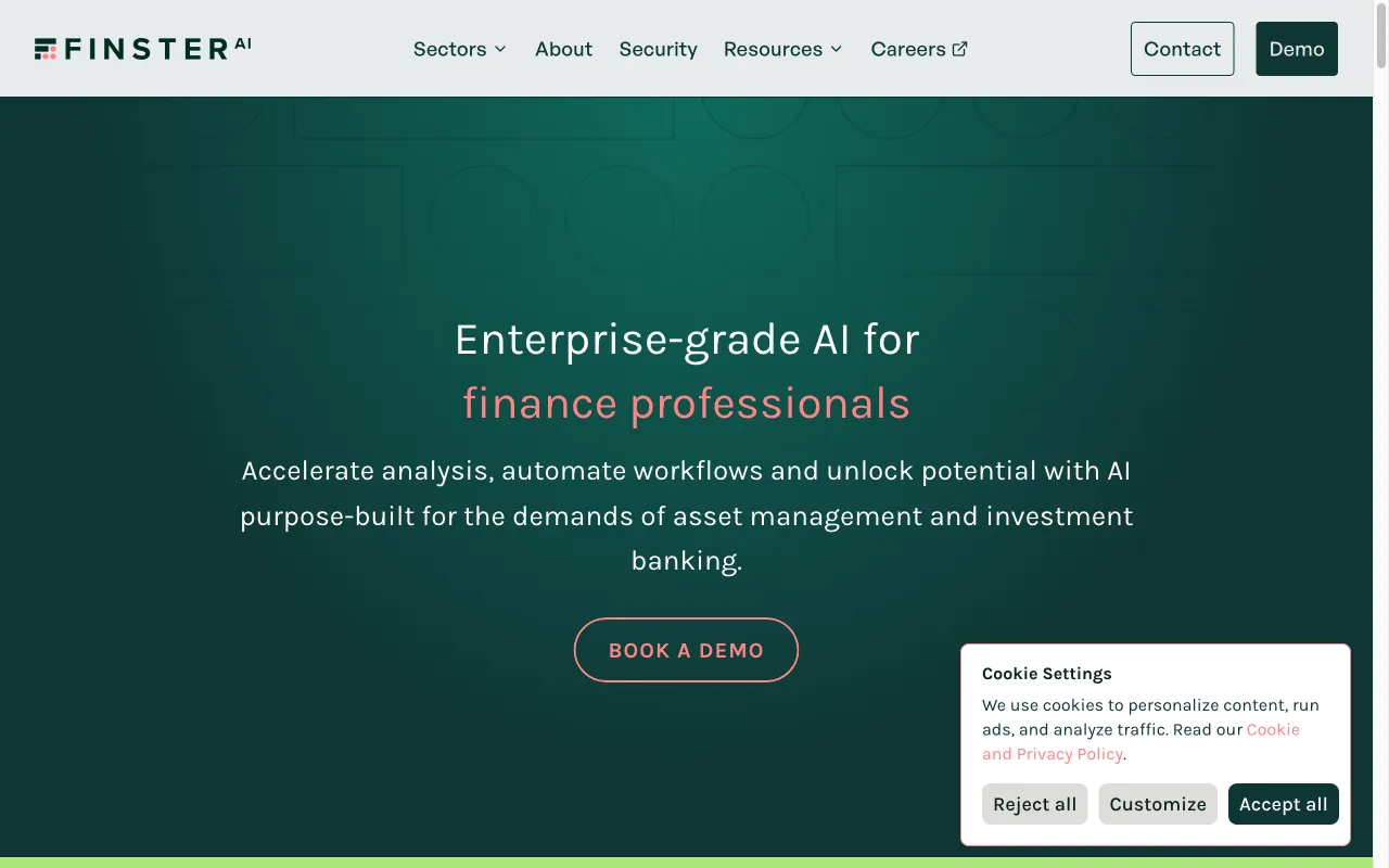 Finster AI — preview screenshot
