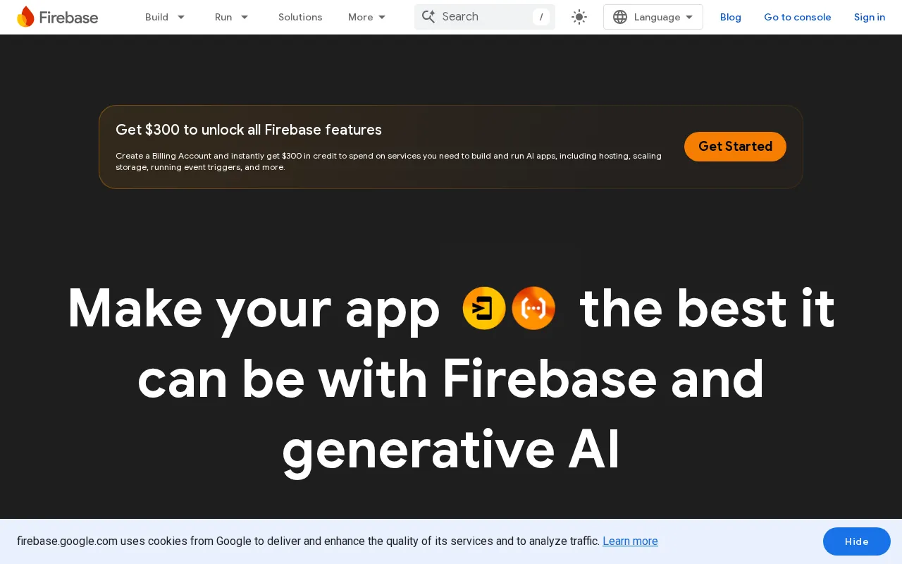 Firebase — preview screenshot