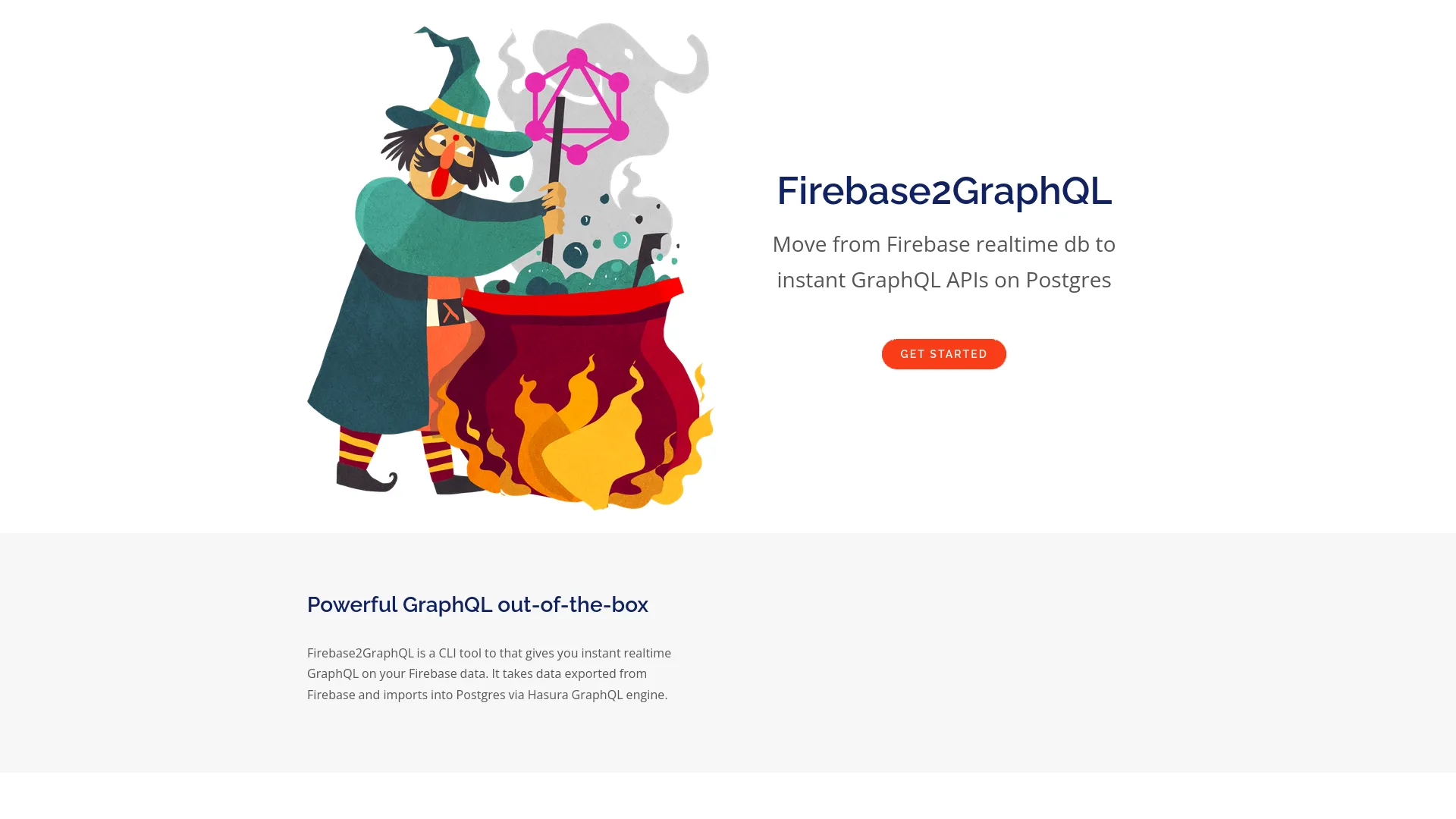 Firebase2GraphQL — preview screenshot