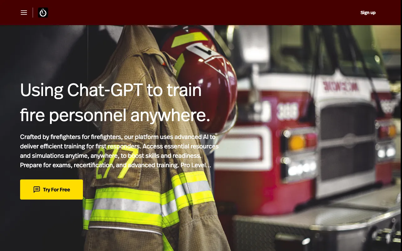 FirePrep.chat — preview screenshot