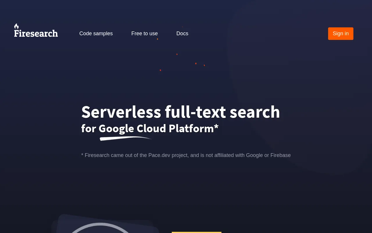 Firesearch — preview screenshot