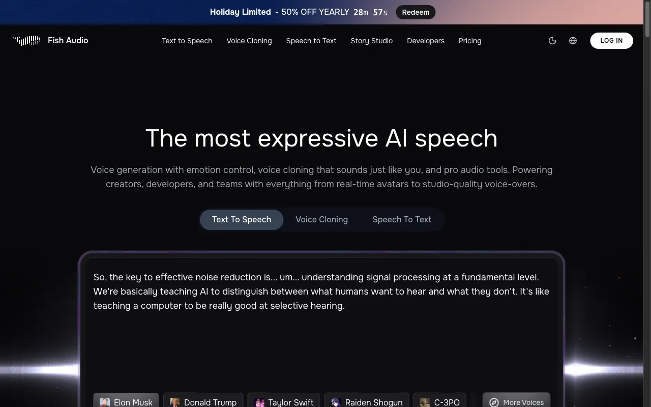 Fish Speech — preview screenshot