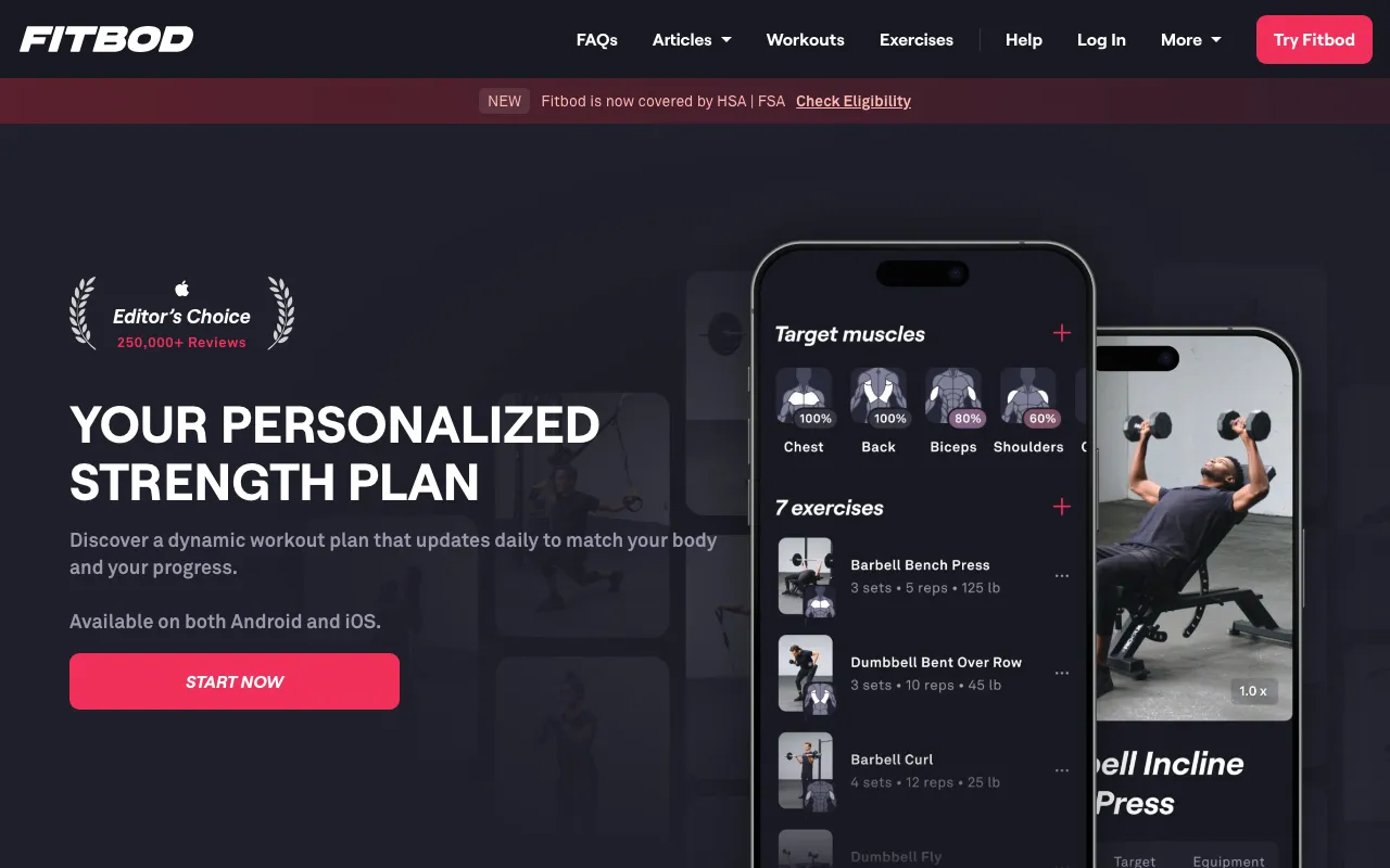 Fitbod — preview screenshot