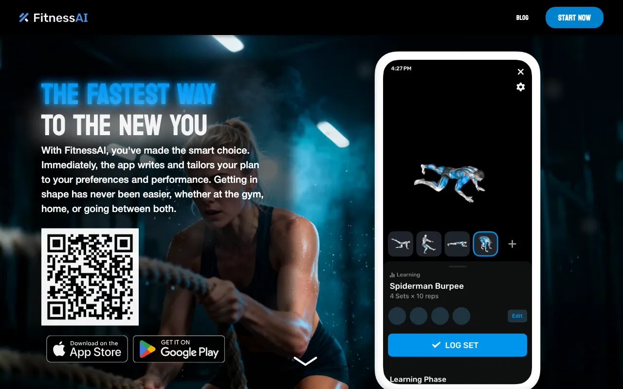 fitnessai.com — preview screenshot