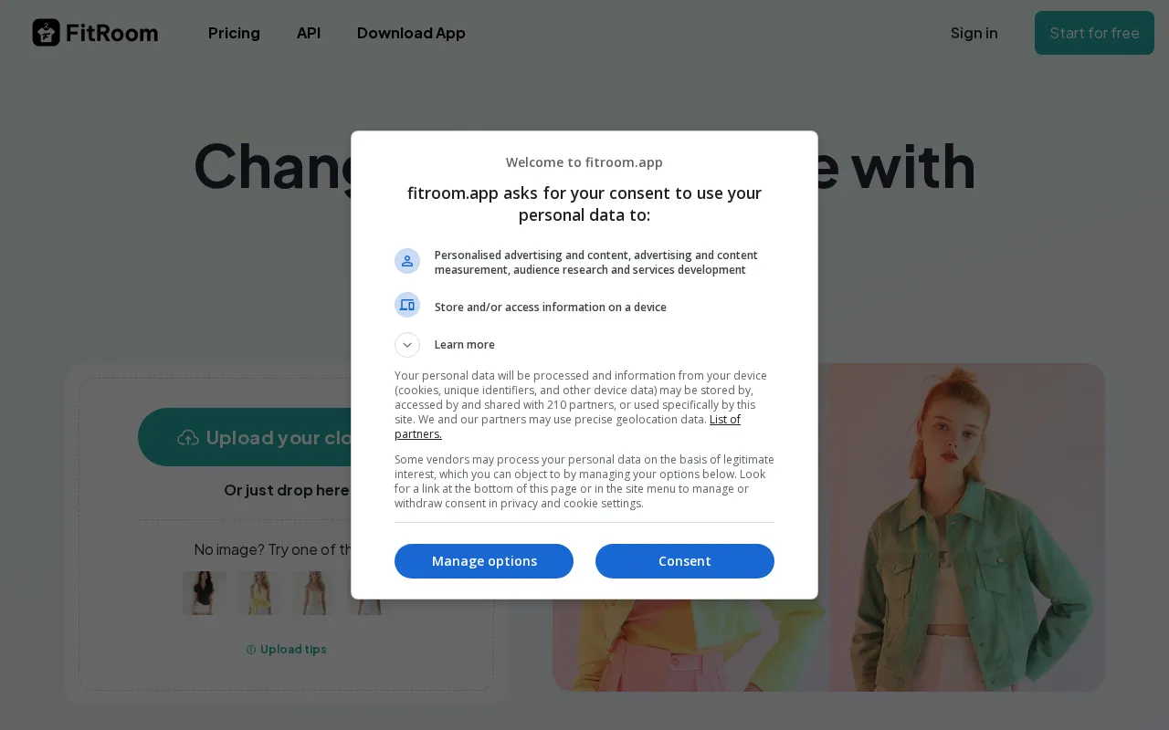 Fitroom — preview screenshot