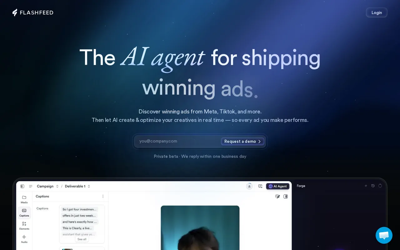 FlashFeed.ai — preview screenshot