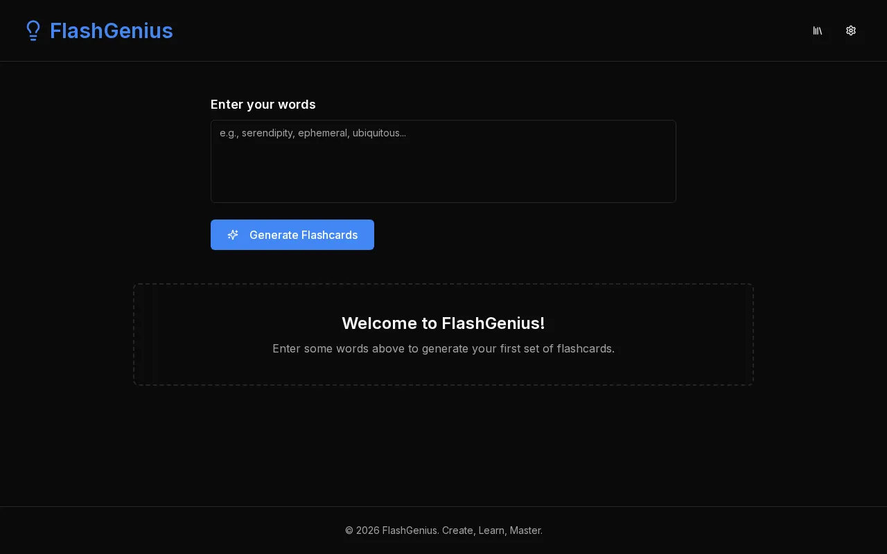FlashGenius — preview screenshot